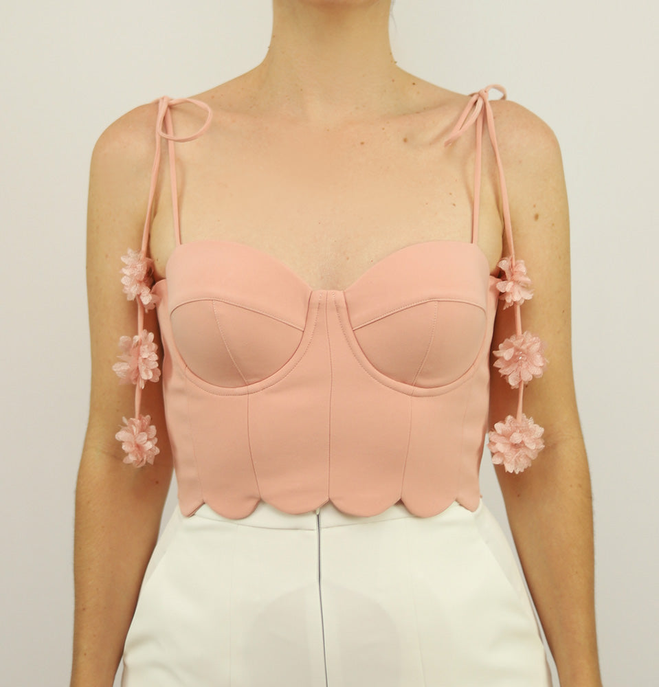 Croptop Fiorella X Ladies • Rosa