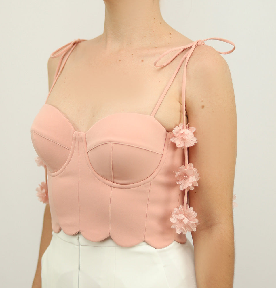 Croptop Fiorella X Ladies • Rosa