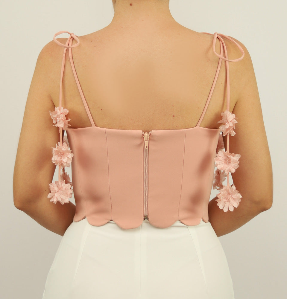 Croptop Fiorella X Ladies • Rosa