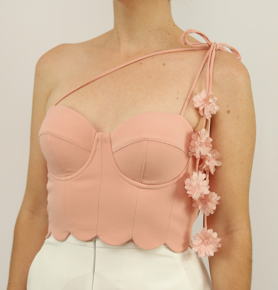 Croptop Fiorella X Ladies • Rosa