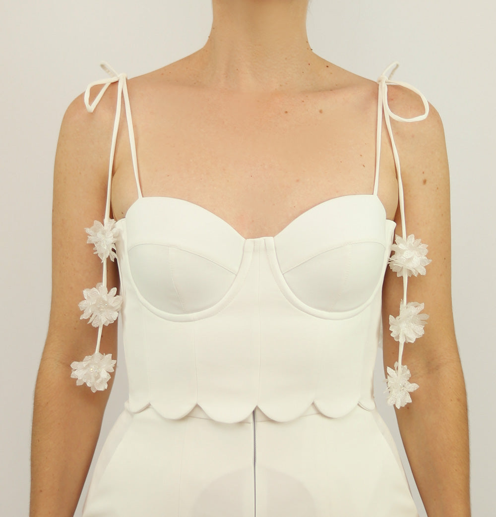 Croptop Fiorella X Ladies • Perla