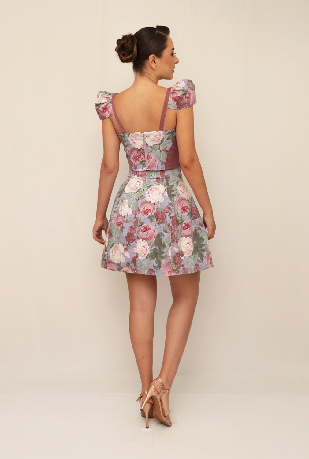 FALDA ELOISA • Rosas Lila