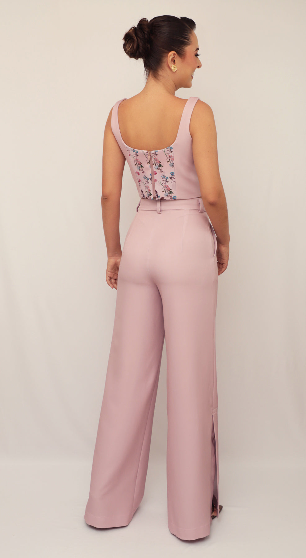PANTALÓN FLORENTINA • Palo Rosa