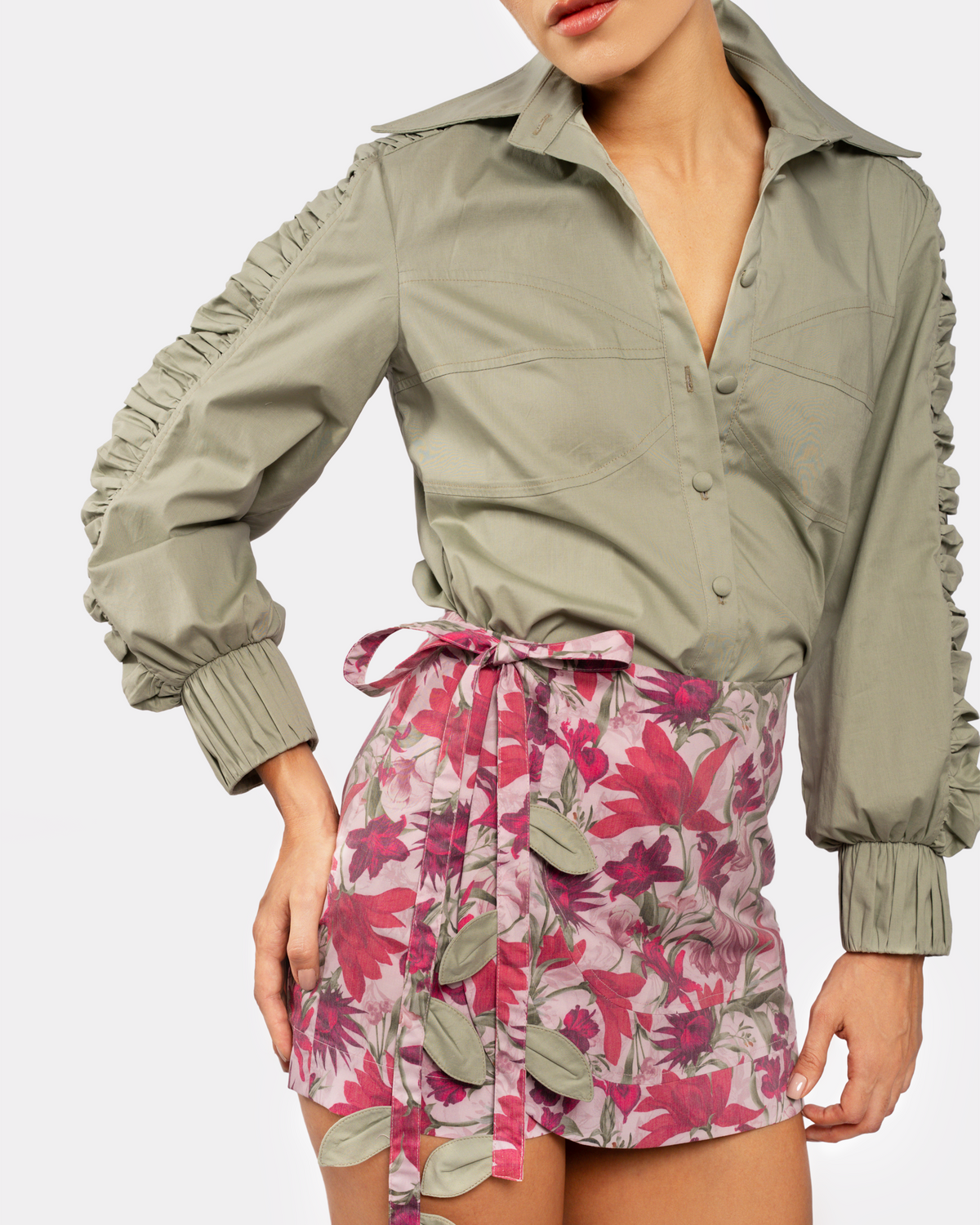 CAMISA MALVA