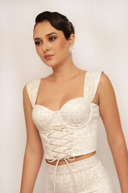 CROPTOP EUGENIA • Tapiz Perla