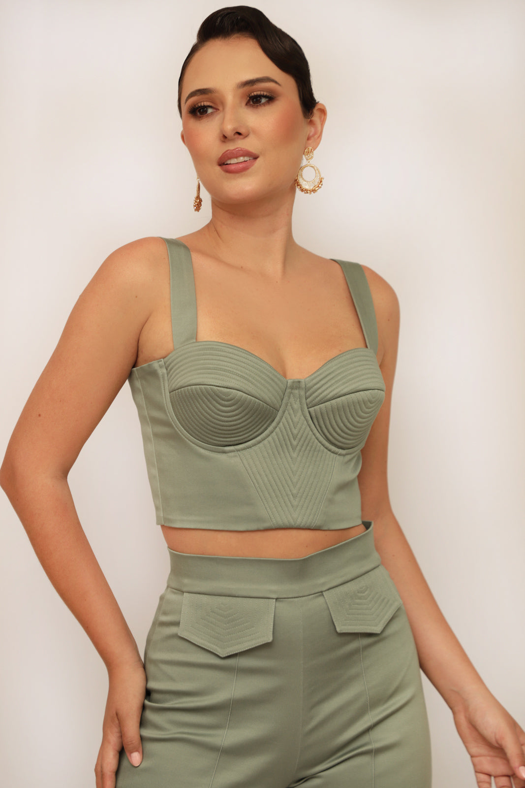 CROPTOP OLIVIA • Verde