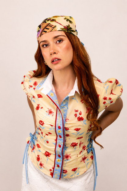 COMBO LA COLOMBIANA • Camisa La Colombiana y Pañoleta La Colombiana